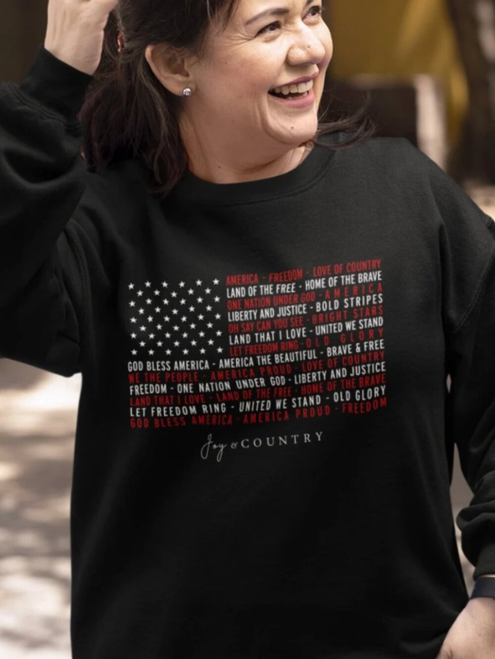 Word Flag - Unisex Crew-Neck Sweatshirt